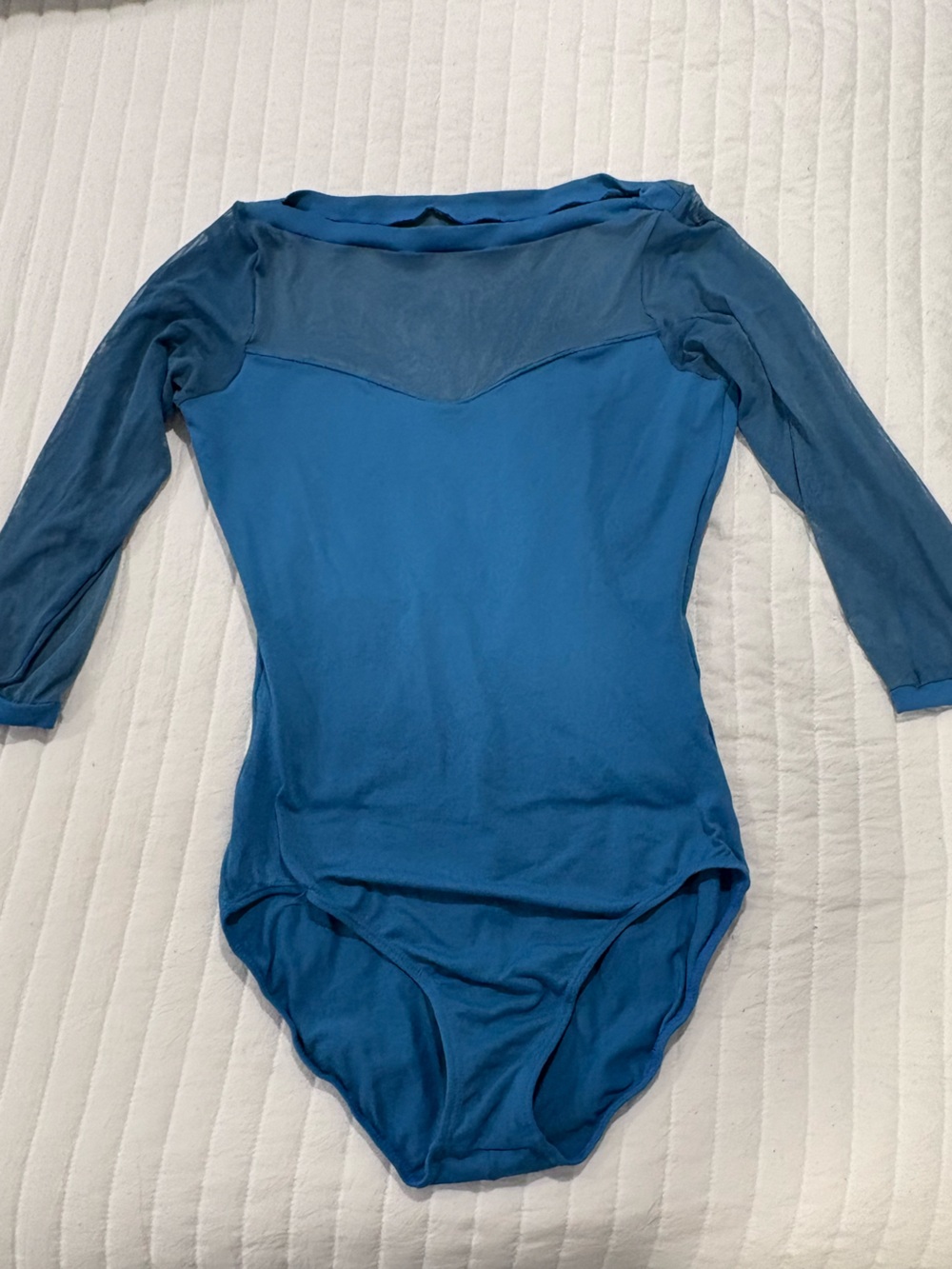 Mesh Blue Bloch Leotard